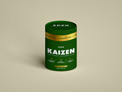 Package Design for Kaizen brand branding design digital digital art graphic design identity branding illustration men minimal modern package package design supplement supplements