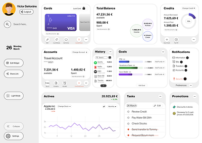 ORION BANK DASHBOARD CONCEPT bank branding cash daashboard financial graphic design logo page page design ui ux web web design