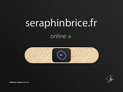 Bandage. Sb_ Website is online! aobut me à propos bandage brand branding counter of follwoers french designer graphic design icons designer online photoshop psd portfolio book print designer proxima nova family fonts purplea sea colors senior designer seraphinbrice.fr site web uix sliders stamp typo typography ui ux designer