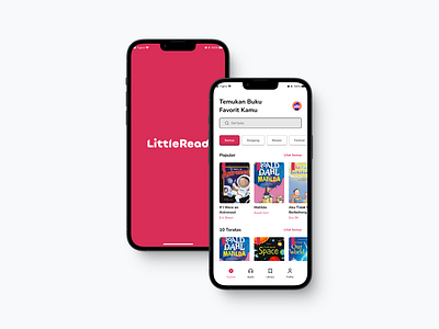 Little Read - Ebook Children app children design ebook mobile ui ui design uiux