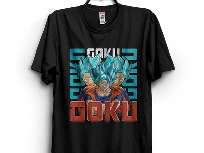 Anime t-shirt amine tshirt design anime anime tshirt goku amine tshirt goku tshirt t shirtdesign tshirt tshirt design vector