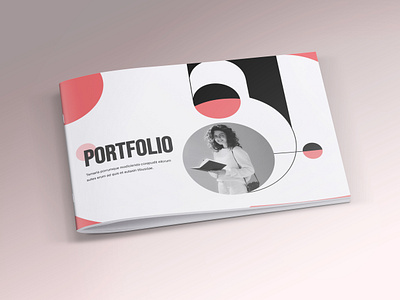 Digital Portfolio Landscape Layout brochure corporate digital indesign landscape layout portfolio template