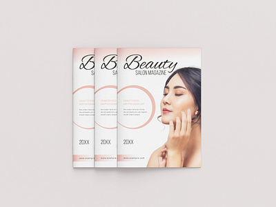 Beauty Salon Magazine Template beauty beauty salon brochure business corporate indesign layout magazine salon template women