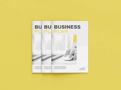 Business Plan brochure business business plan corporate design indesign layout magazine plan template