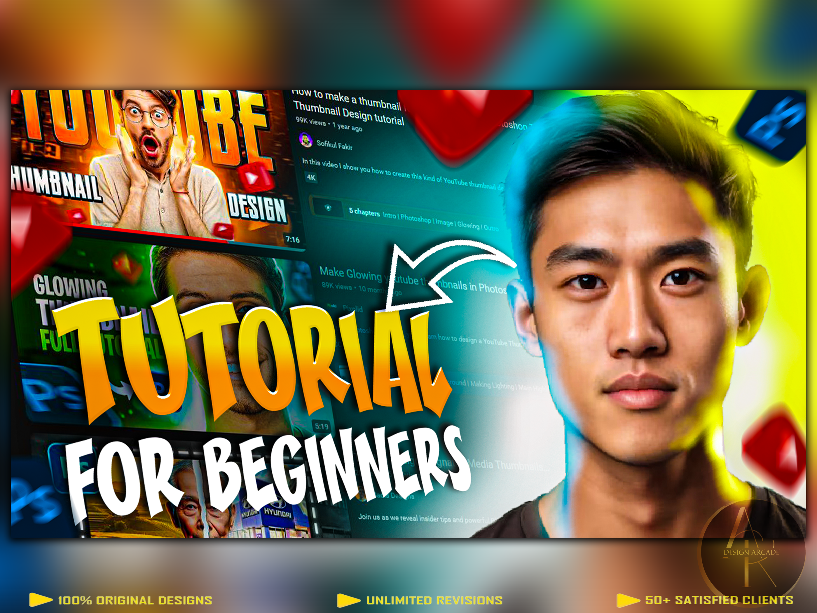 Example of You Tube Thumbnail Design