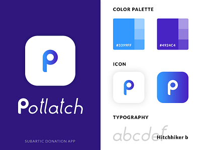 Potlach Branding association brand branding chate graphique color palette design doination fonts graphic design icon app application icons designer illustrator ai photoshop psd potlach print designer pritn designer purple senior designer typo typography ui style guide ui ux designer