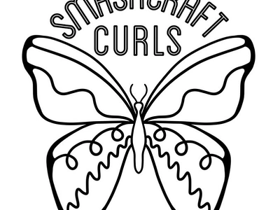 SmashCraft Curls logo branding logo