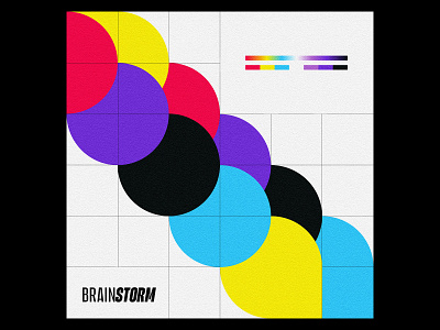 Brainstorm artwork brain geometry grid illustrator kevlard pattern photoshop science