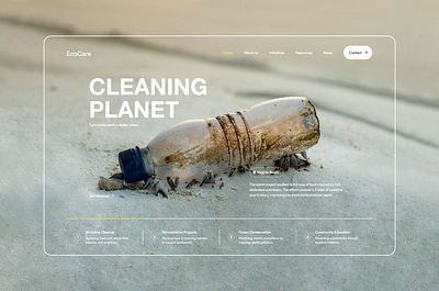 Environmental Organization Landing Page / Website adventure design clean planet design clean planet organization environment website modern website non profit webdesign save planet design save planet website web design and development website website design website design and coding website developer