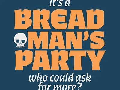 Bread Man's Party branding graphic design identity identity design logo logo design nanobakery