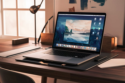 MacBook Pro Mockup | Apple Device branding design graphic design illustration vector