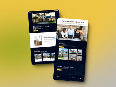 Reflection Custom Homes ui website