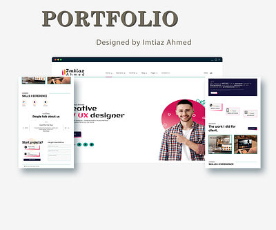 PORTFOLIO by Imtiaz Ahmed app branding design graphic design illustration landing page logo portfolio ui ux vector