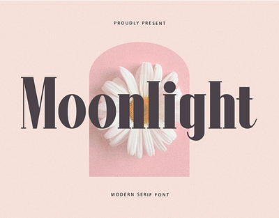 Moonlight - Modern Serif Font 3d animation branding design font graphic design handwritten illustration italic logo logotype motion graphics script typeface ui