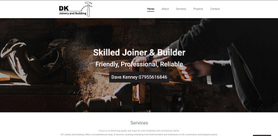 DK Joinery and Building bricks bricks builder bricksbuilder builder wordpress website