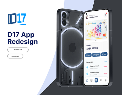 D17 App Redesign app branding design graphic design illustration logo typography ui ux vector