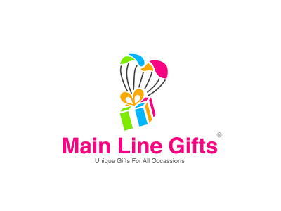 Main Line Gifts - Logo Design app branding design graphic design house logo illustration logo logo design ui vector