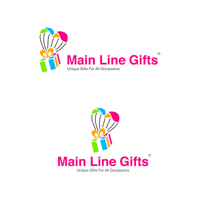 Main Line Gifts - Logo Design app branding design graphic design house logo illustration logo logo design ui vector