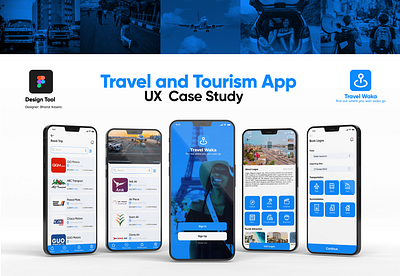 Travel App UX Case Study app case study figma travel uiux