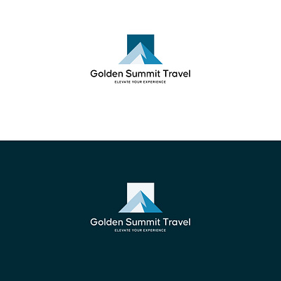 Golden Summit Travel - Logo Design app branding design graphic design house logo illustration logo logo design ui vector