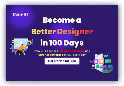 #DailyUI - #100 - Redesign Daily UI graphic design ui