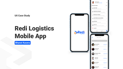 Logistics App UX case Study case study iso logistics mobile app uiux