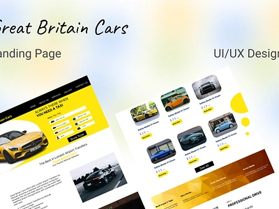 Great Britain UI/UX Design design figma graphic design landing page ui uiux website design