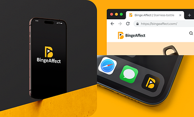 BingeAffect - Logo Design | Visual Identity | Brand identity brand identity brand logo branding custom logo glassware graphic design identity design logo logo inspiration logo presentation shubham jadiwal ui visual design visual identity