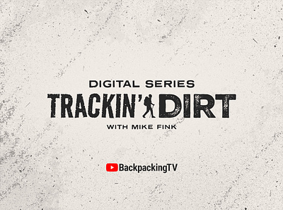 YouTube digital series Identity Concept backpacking branding canada design digital graphic design hiking illustration logo outdoor series tracking typography usa youtube