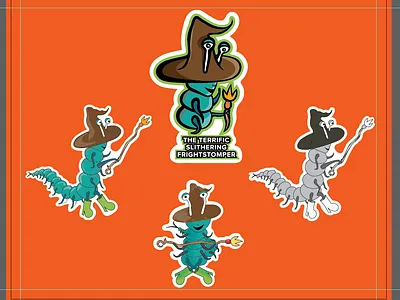 The Terrific Slithering Frightstomper technical illustration