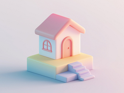 Cartoon 3D House Design 3d 3d cartoon logo 3d house 3d mascot house logo 3d model 3d model house 3d rendering branding cute house design digital illustration fiverr gerdoo graphic design house illustration illustration mascot house mascot house logo pastel design