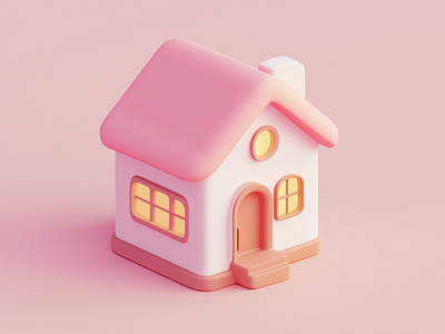 3D House Pastel Style | Isometric 3d Pastel House Model 3d 3d designer 3d house 3d icon 3d logo custom 3d design design fiverr gerdoo graphic design house 3d model house pastel colors icon illustration isometric isometric 3d isometric 3d house logo pastel pastel style