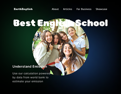 My design concept "English School" design graphic design illustration typography ui ux