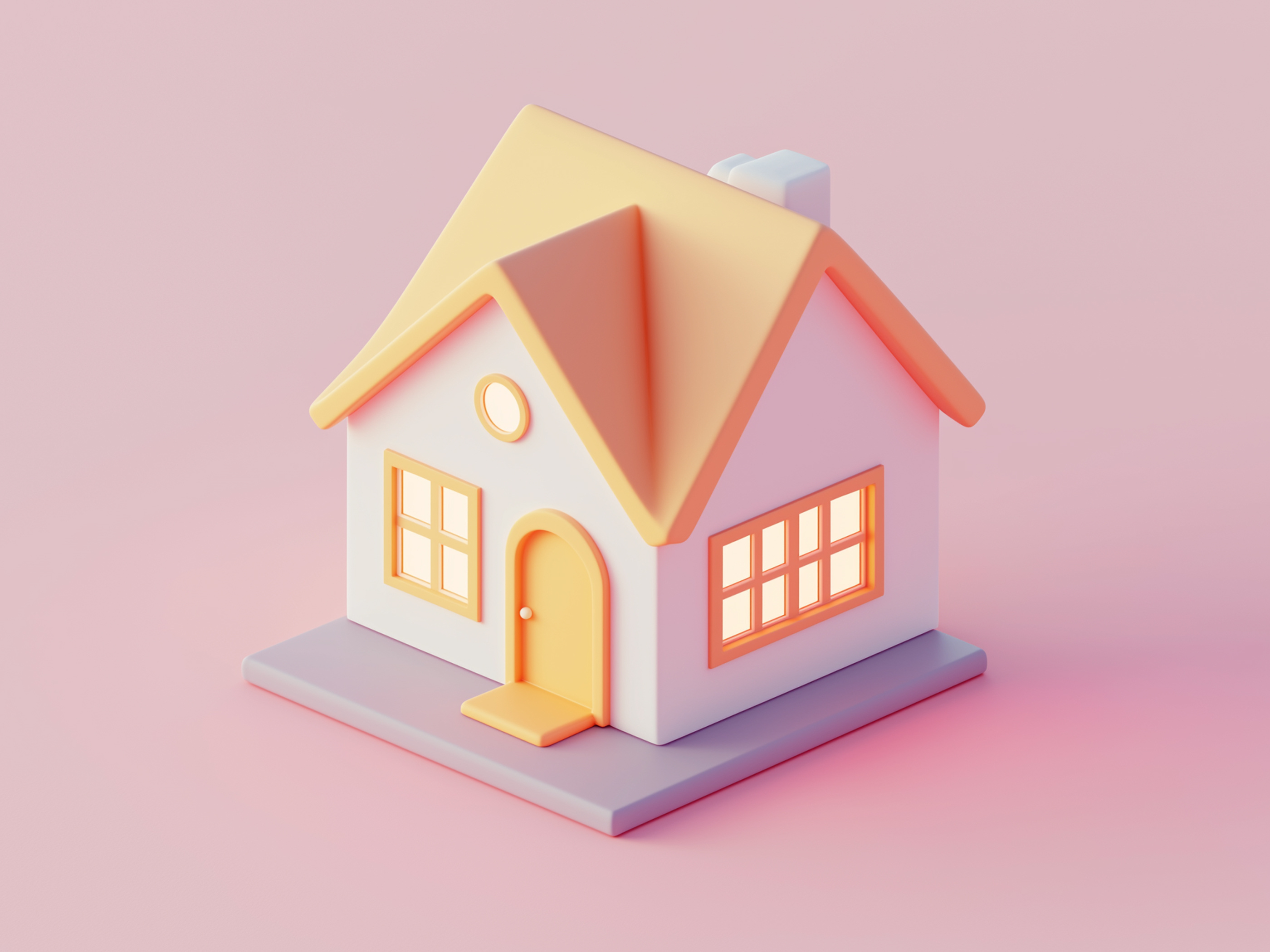 Example of 3D Custom Cartoon House