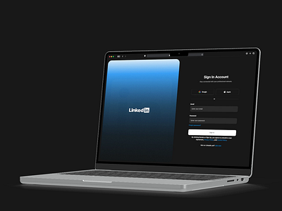Redesign - LinkedIn Sign In Page animation branding clean design graphic design illustration inspire linkedin log in logo mobile sign in ui ux web website
