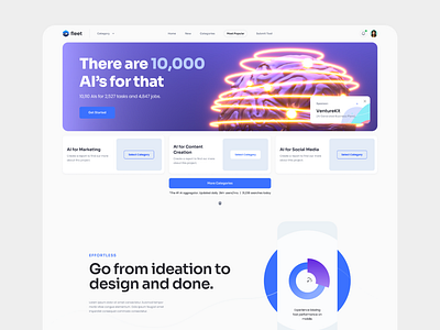 AI Collection Website Design designsystem