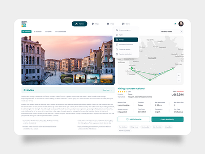 Travel Agency Website Landing Page Design designsystem