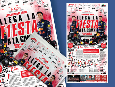 F1 Diseño editorial Infografia editorial graphic design infographic newspaper