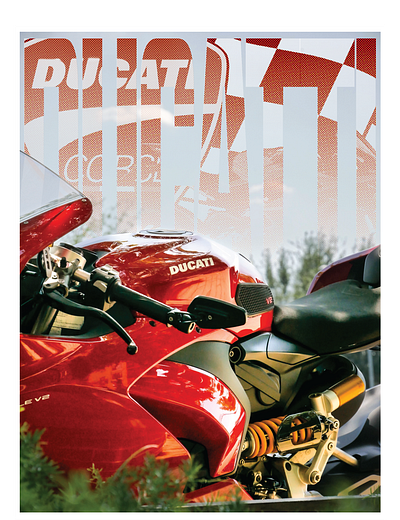 Ducati penigale v4 Self taken photo and artwork