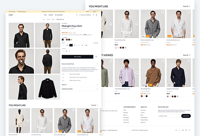 E-commerce Product Details behance branding clother dailyui dashboard e commerce ecommerce fashion logo luxury product product card retail share shopping store ui ux web website