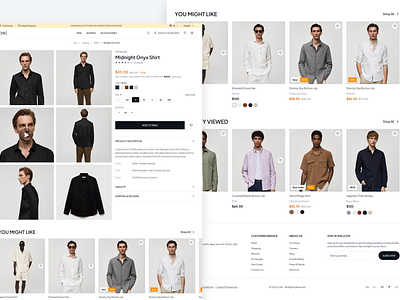 E-commerce Product Details behance branding clother dailyui dashboard e commerce ecommerce fashion logo luxury product product card retail share shopping store ui ux web website