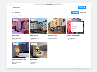 Lodgemate - Listing a service handy man handy men home maintenance homes hospitality housing real estate rent renting roommate students ui uiux design uiux designer ux web design