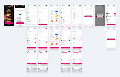 Onboarding for a Food Delivery App ui