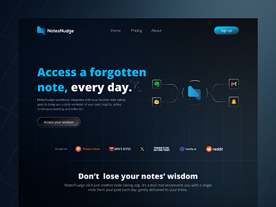 Note-Taking AI Web UI aiwritingassistant appdesign creativeworkflow designcasestudy digitalnotes digitalproductivity landingpagedesign minimalistdesign noteorganizing notetakingapp notetakingwebapp productivityhacks productivitytools taskmanagement uiinspiration userexperience userinterfacedesign uxdesign webdesign