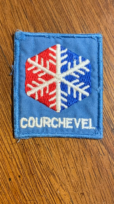 Courchevel embroidery patch