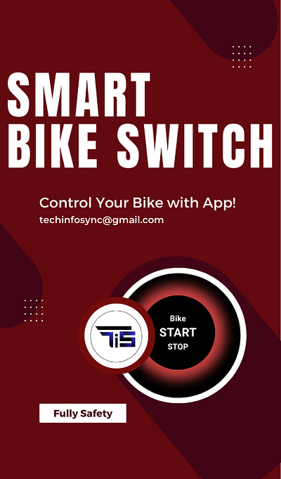 Smart Bike Sticker branding graphic design logo ui