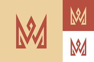 'M' Clothing brand logo , M + Crown Theme 3d animation brand branding clothing design graphic design illustration interface logo logo design motion graphics ui ux vector