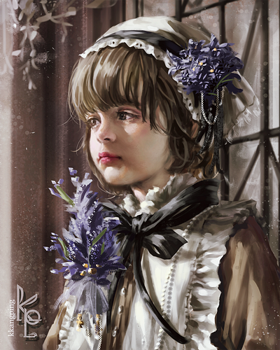 The Child 02 2dart conceptart digitalart fineart illust illustration portrait