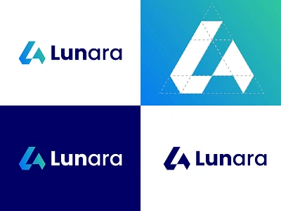 Lunara logo design a b c d e f g h i j k l m n o p b c f h i j k m p q r u v w y z brand brand identity branding creative logo ecommerce identity letter mark monogram logo logo design logo inspirations modern logo typography