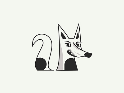 Laughing Fox animal logo art logo brand mark fox fox logo design laughing fox laughing logo minimal logo minimal logo design pretty fox smile logo